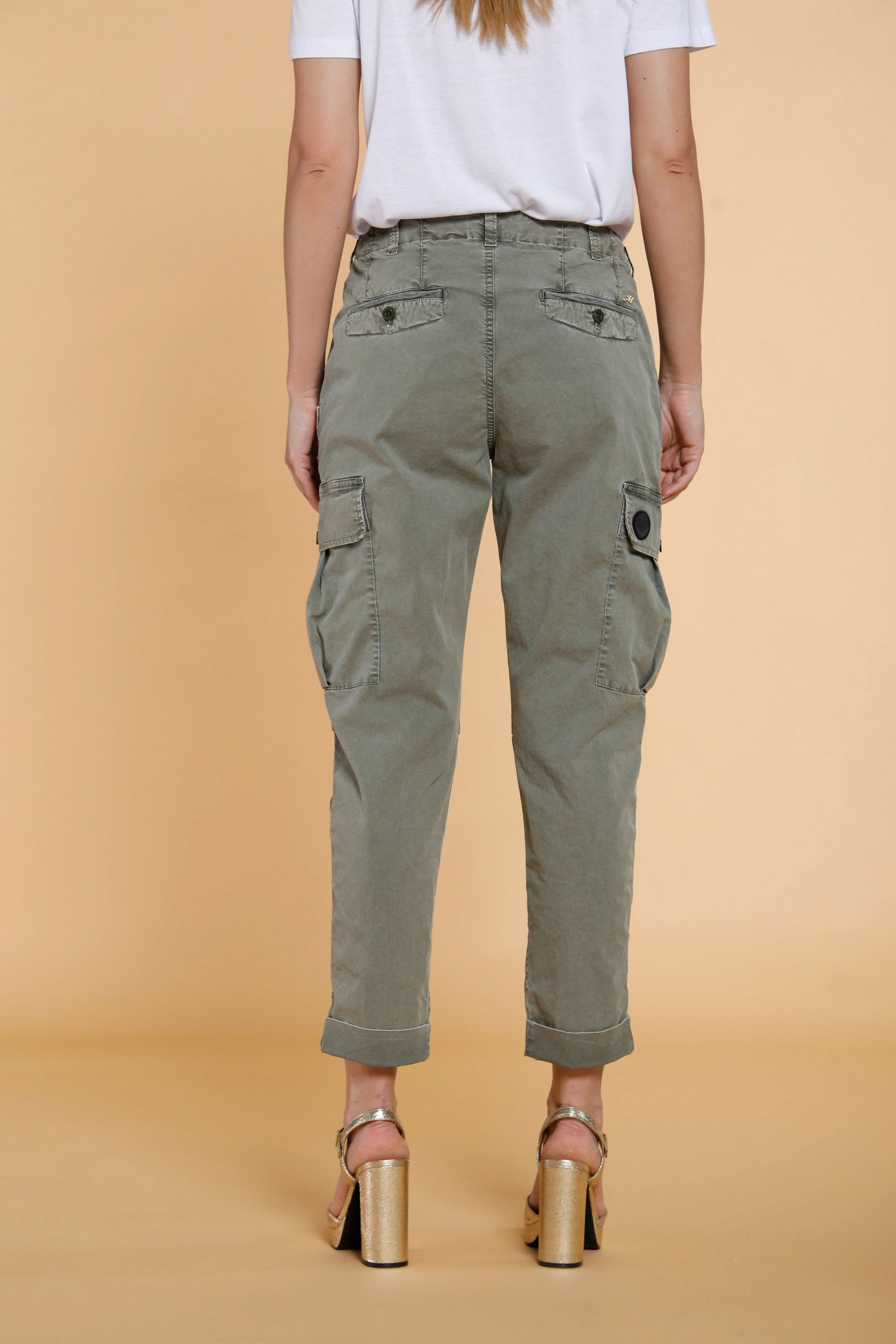 Judy Archivio pantalone cargo donna in cotone icon washes relaxed