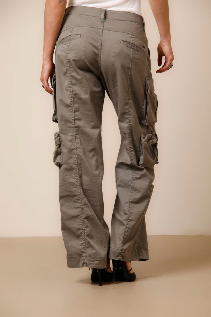 New Hunter pantalone cargo donna limited edition in cotone e tencel regular