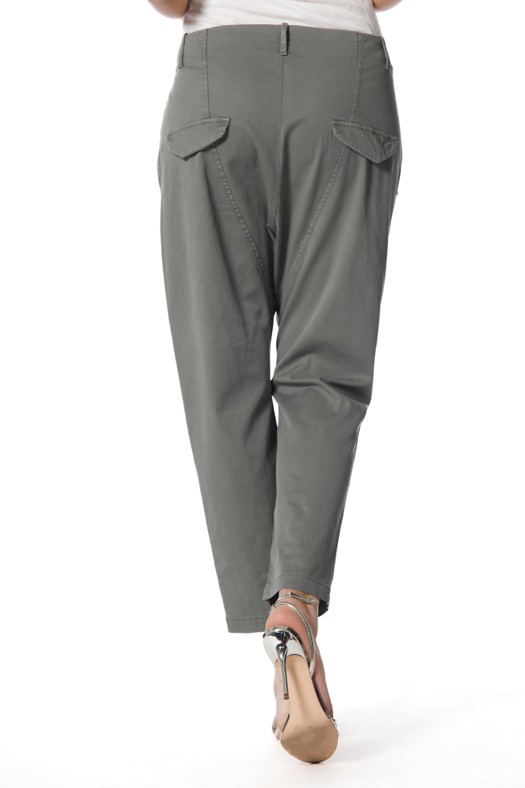 Malibu Jogger Damen-Chinohose aus entspannter Baumwolle und Tencel