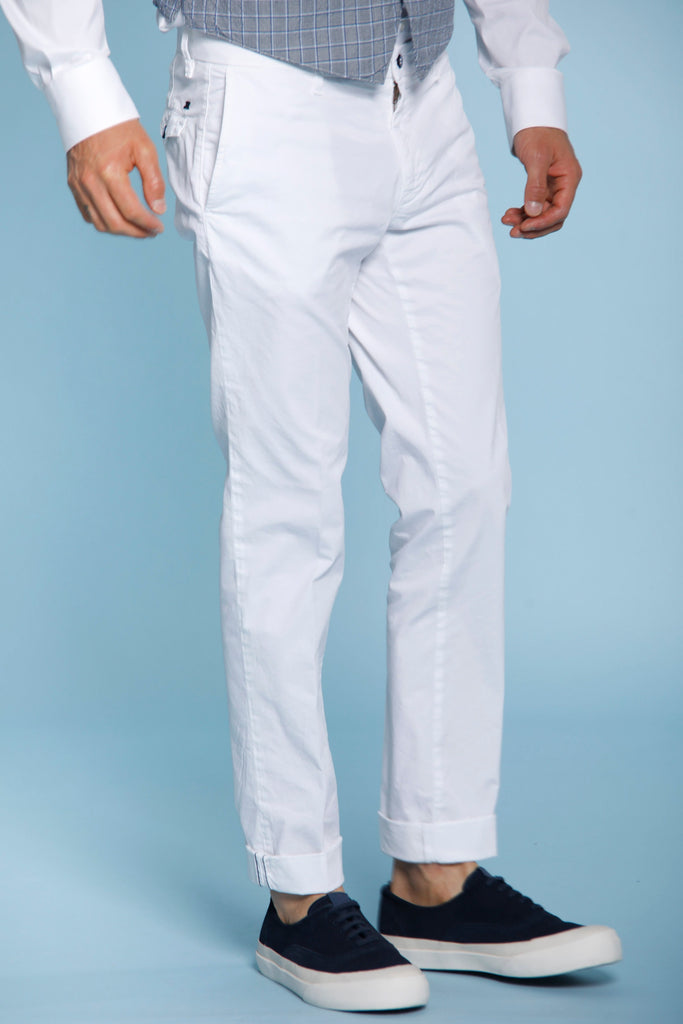 New York City pantalone chino uomo in twill di cotone stretch regular fit