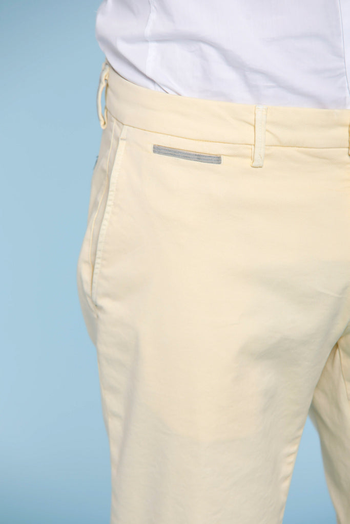 Forte dei Marmi Stripes pantalone chino uomo in tricotina extra slim fit
