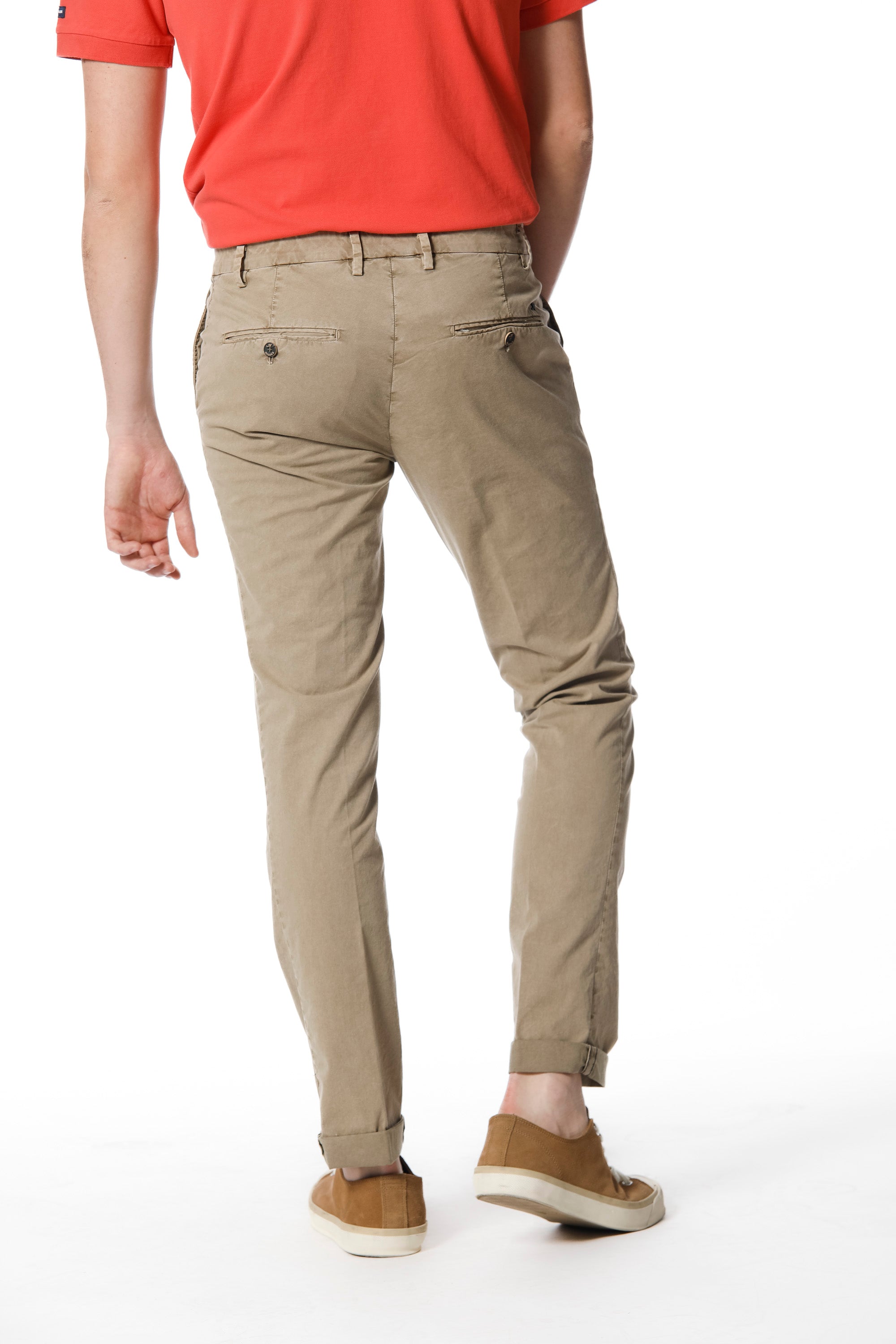 Milano Style Essential pantalon chino homme en twill stretch extra slim fit