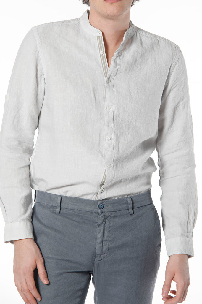 Porto camicia uomo a manica lunga in lino regular fit
